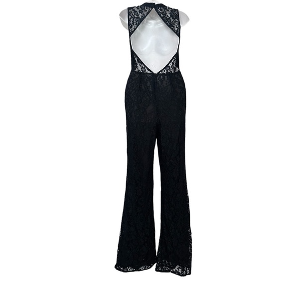 Eline by Line & Dot Black lace jumpsuit size Small - Picture 3 of 8